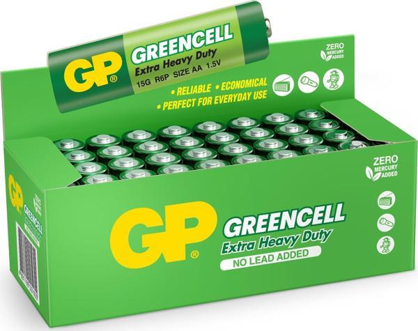 GP Greencell AA Çinko Kalem Pil 40'lı Paket GP15G-2S4 - Image 1