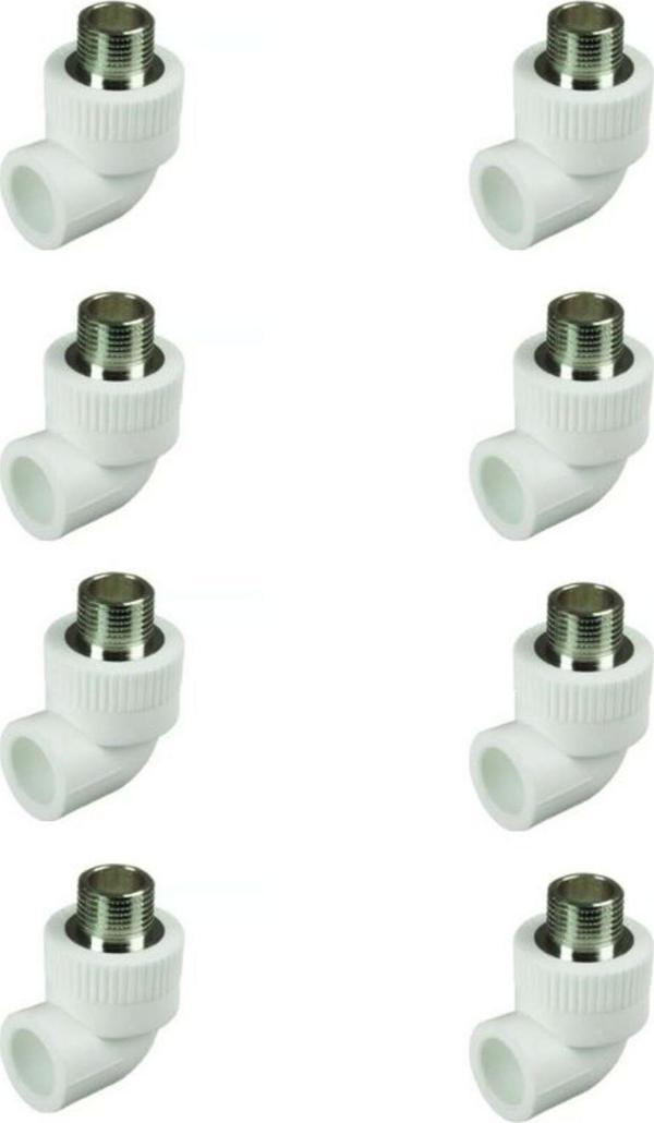 Kalde Erkek Dirsek 20X1/2 Dış Dişli Dirsek 8 Adet - Image 1