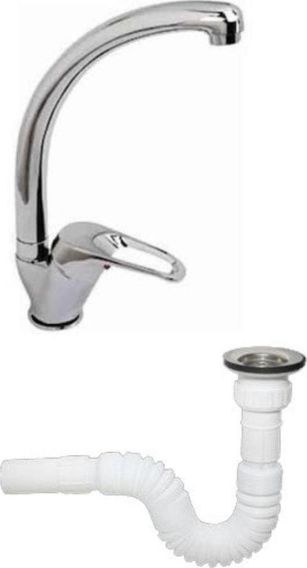 Sc Grup Lavabo Bataryası Lavabo Sifonu Körüklü, 2 Li Set - Image 1