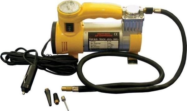 Autokit Metal Gövde Hava Kompresörü Işıklı Saatli 12 V 140 Psı - Image 1