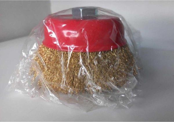 Bhd Saçaklı Çanak Fırça 100 Mm Pas Temizleme Çapak Alma - Image 1