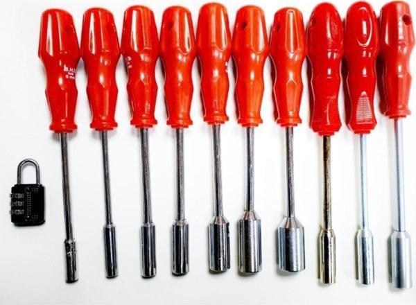 Bhd Tools Tornavida Set Lokma Tornavida Takımı Lokmalı Tornavida Set 11 Parça - Image 1