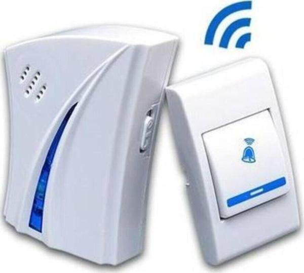 Bigsale Kablosuz Kapı Zili 30 Melodili Lüks Uzaktan Kumandalı Zil Kablosuz Kapı Zili Otomatik Buton - Image 1