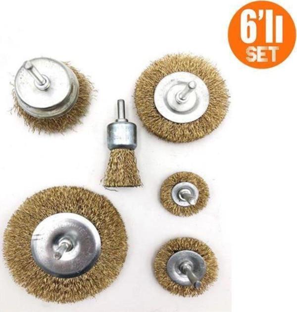 Bhd Tools Bhd 6 Parça Pimli Tel Fırça Seti - Image 1