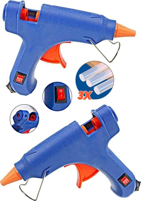 Bhd Tools Favorisepetim Büyük Boy 40W Sıcak Silikon Tabacası 3 Adet Silikon Çubuk Hediye - Image 1