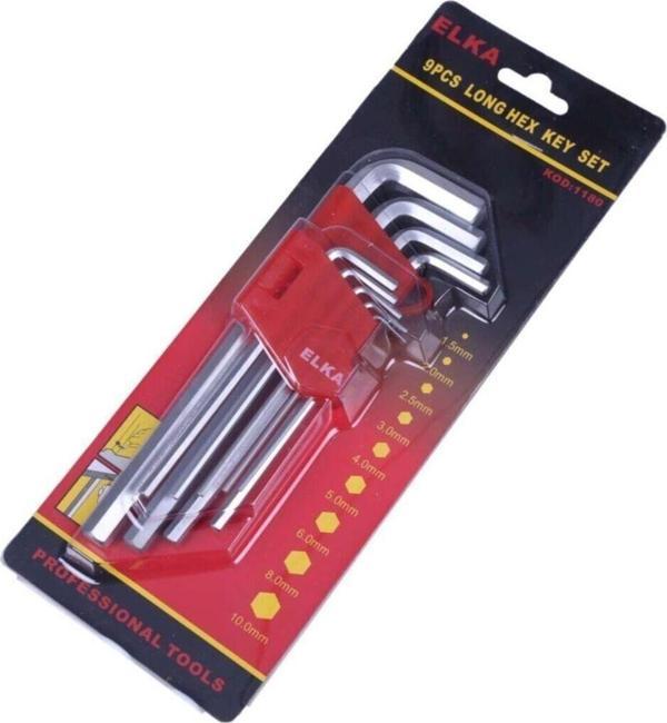 Elka Alyan Set Uzun Düz 9 Pcs 1180 - Image 1