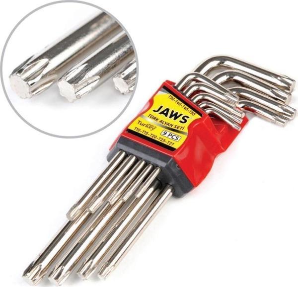 Eltos Jaws Jas150 Uzun Torx Alyan Seti Allen 9 Parça - Image 1