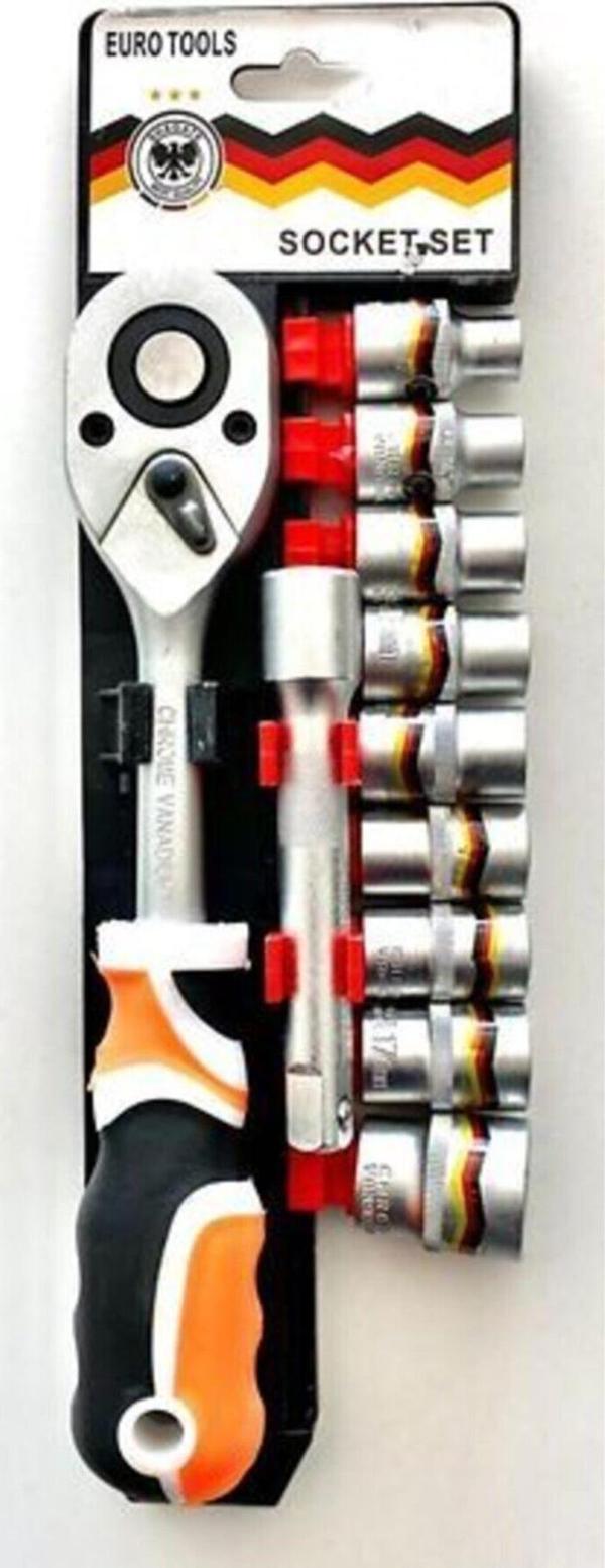 Emka Euro Tools Sufi Lokma Takımı 1/2 Lokma Seti 12 Parça - Image 1