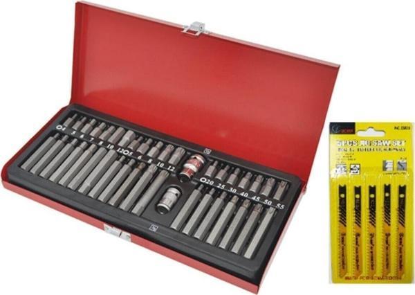 İşgör Makroyapı 40 Parça Bits Otomotiv Power Set Lokma Ve Soma Dekupaj Ucu 5 Li - Image 1