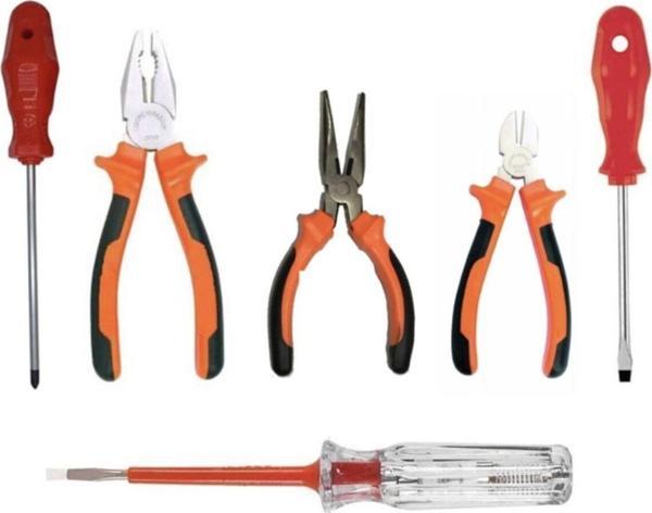 Freed Tools El Aleti Seti Pense Yankeski Kargaburun Düz Yıldız Tornavida + Kontrol Kalemi Hediyeli - Image 1