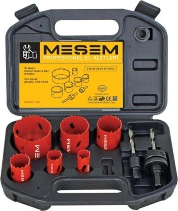 Meşem 9 Parça Bi Metal Panç Seti Bilenebilir Ağızlı Kaliteli Profosyonel Ürün Mesem9Pcs - Image 1