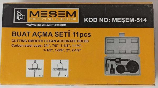 Meşem Buat Açma Seti 11 Pcs 19-64 - Image 1