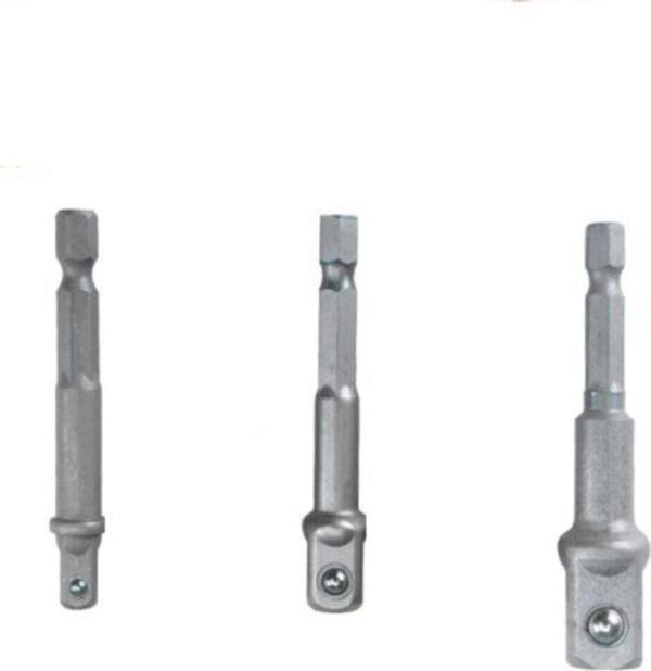 Mercure Bits Lokma Adaptörü 1/4-3/8-1/2 Lokmalar İçin Üçlü Set - Image 1