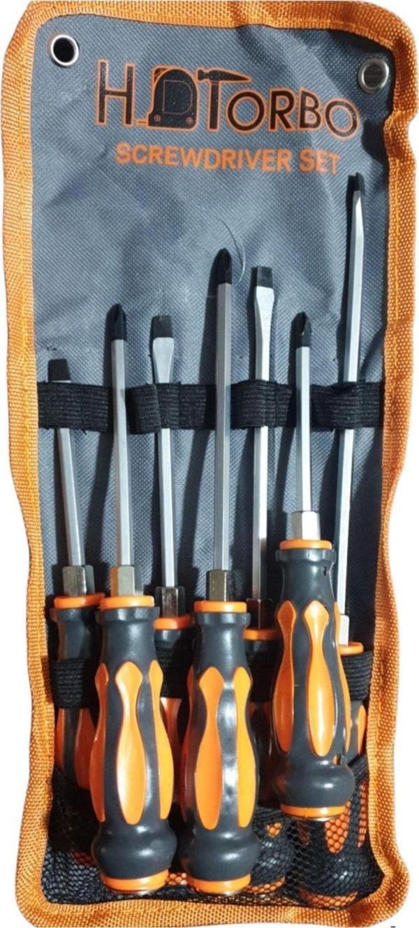 Rigour 7 Parça Darbeli Tornavida Seti Tornavida Takımı Darbeli 1 Set Pro - Image 1