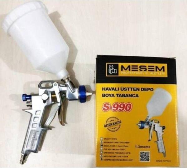 Rigour S-990 Meşem Havalı Üstten Depolu Boya Fıskiyesi Aparatı 1.3Mm - Image 1