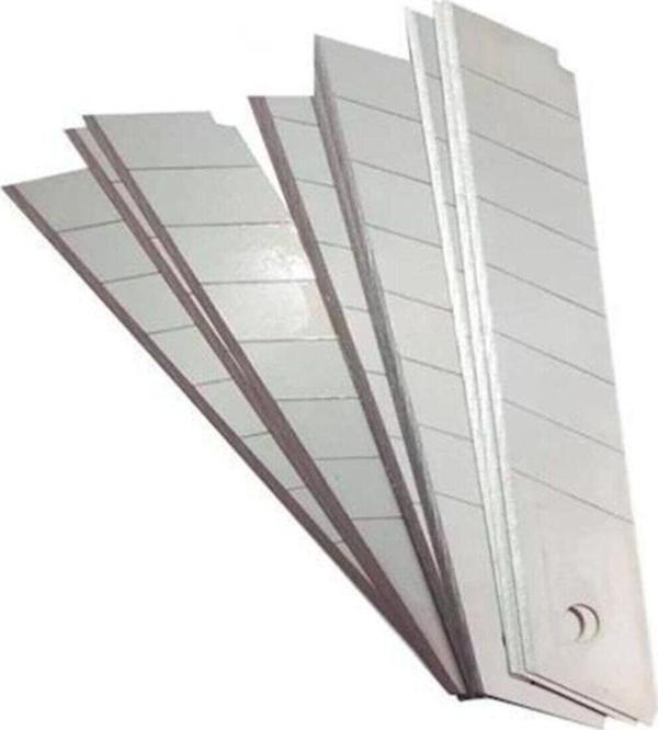Rigour 100 Adet 1 Pkt 18 Mm Karbon Çelik Büyük Boy Için Maket Bıçak Yedeği - Image 1