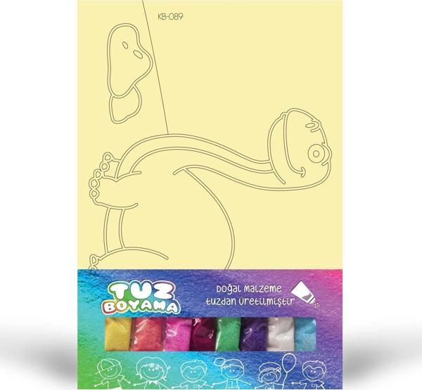 Dinozor Tuz Boyama Oyunu, Eğitici Aktivite, Kum Boyama Oyunu - Image 1