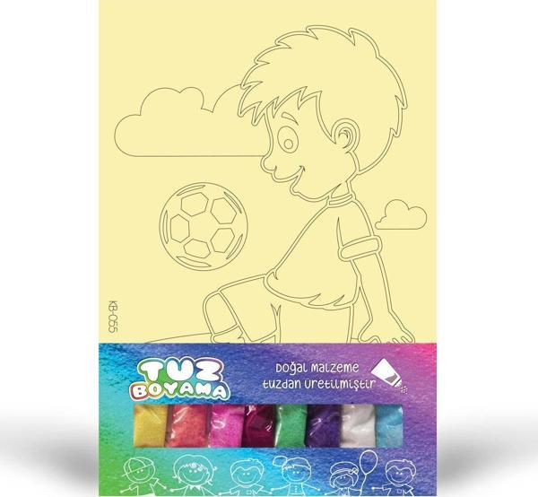 Futbolcu-2 Tuz Boyama Oyunu, Eğitici Aktivite, Kum Boyama Oyunu - Image 1