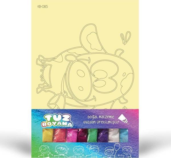 İnek Tuz Boyama Oyunu, Eğitici Aktivite, Kum Boyama Oyunu - Image 1