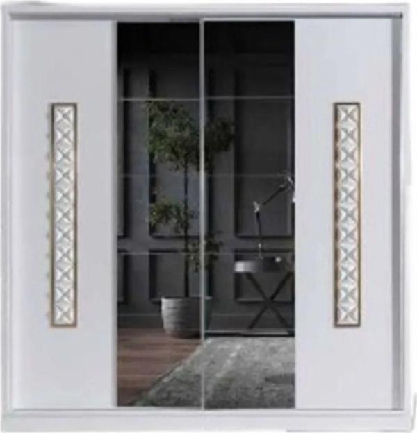Avm 24 Ayasofya 160 X 59 X 212 Sürgülü Dolap-beyaz-aynalı - Image 1