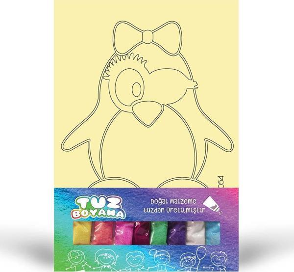 Penguen-4 Tuz Boyama Oyunu, Eğitici Aktivite, Kum Boyama Oyunu - Image 1