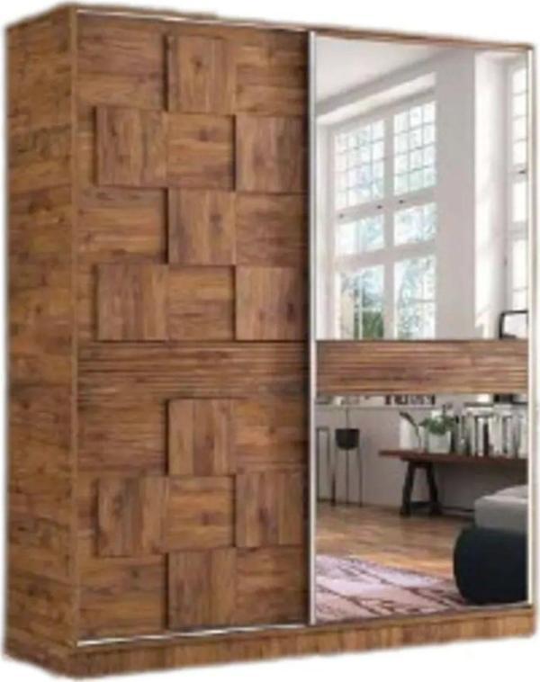 Avm 24 Pamukkale 160 X 59 X 212 Sürgülü Dolap-ceviz-aynalı - Image 1