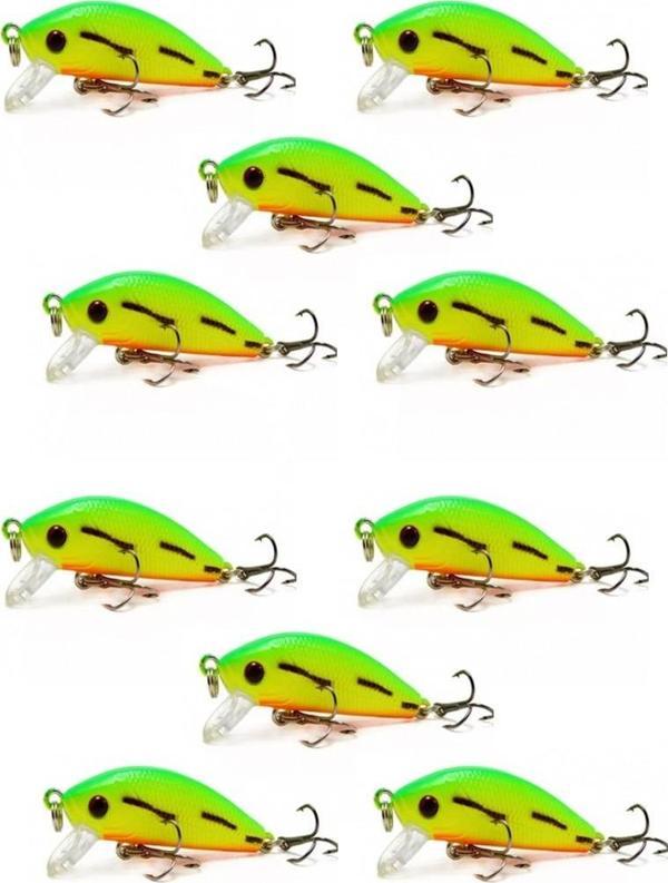 10 Adet 5 Gr.5cm sahte Yem Lures Turna Levrek Alabalık Rapala LüferAilesi JigYemYem - Image 1