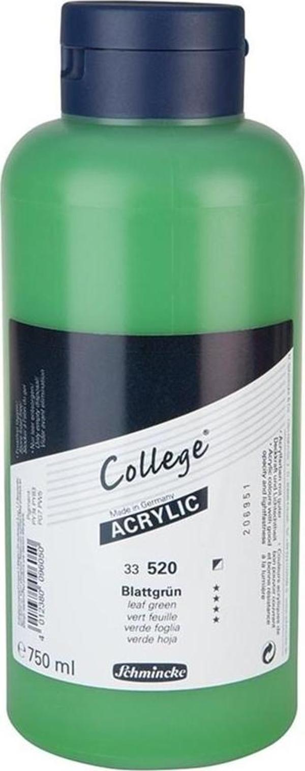 Schmincke College Akrilik Boya 750ml - 520 Leaf Green - Image 1