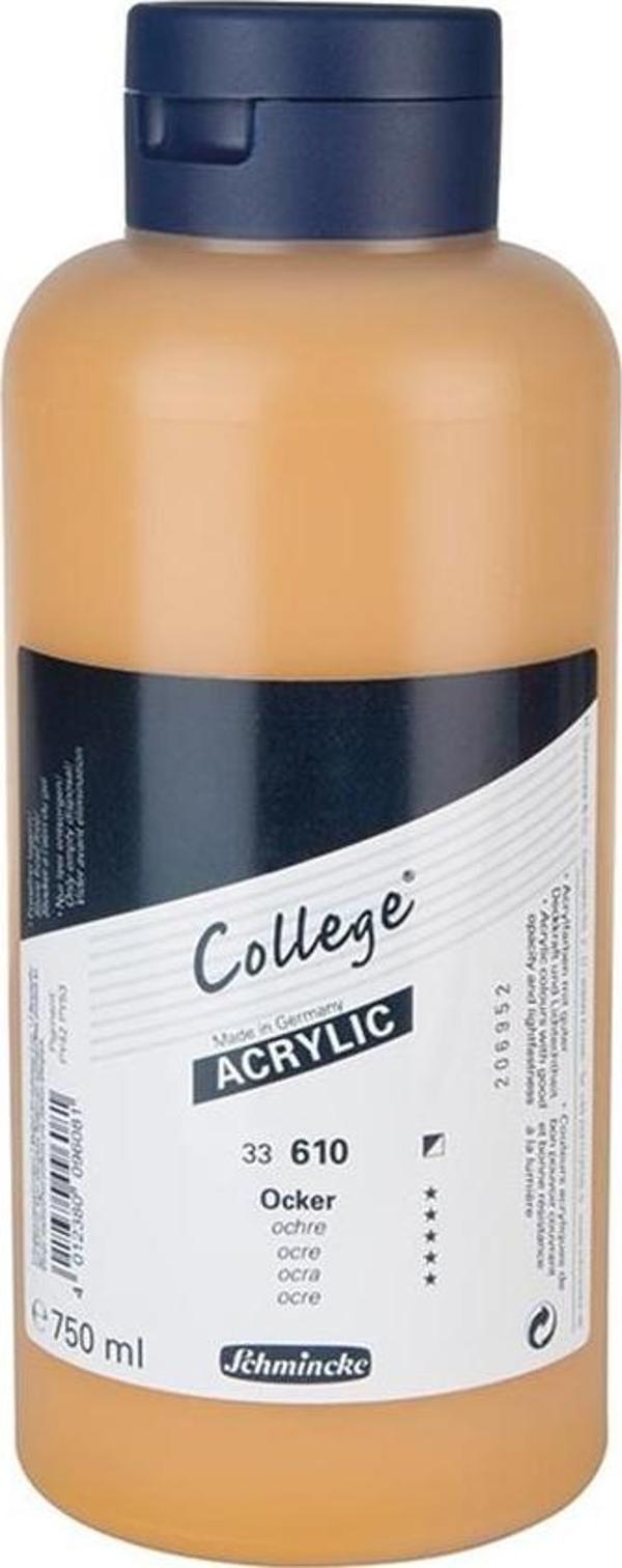 Schmincke College Akrilik Boya 750ml - 610 Ocker - Image 1