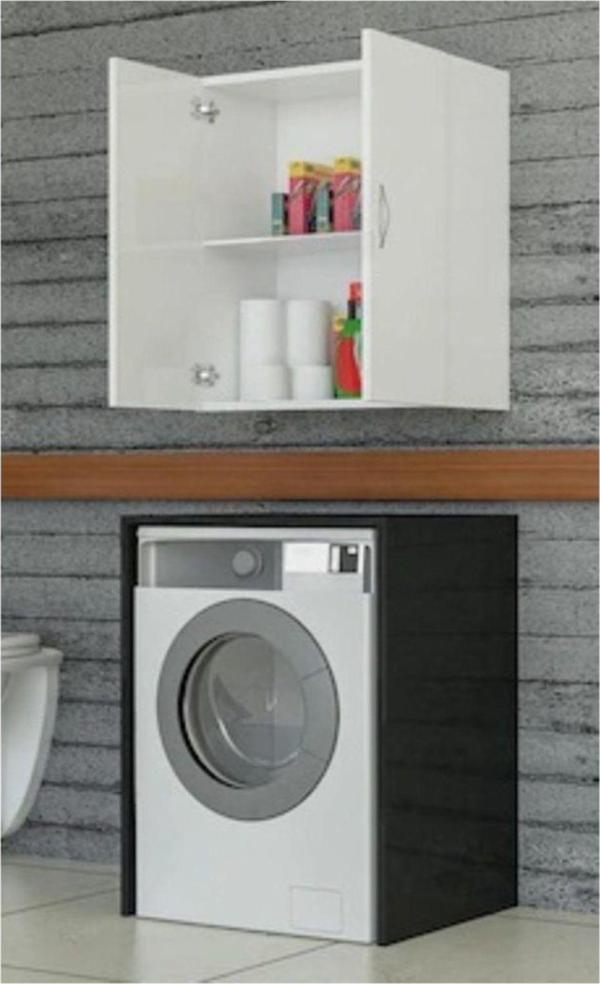Zerka Concept Aren Tamamı Mdf Banyo Üst Dolabı, Çamaşır Makinesı Üstü, Mutfak Dolabı - Image 1
