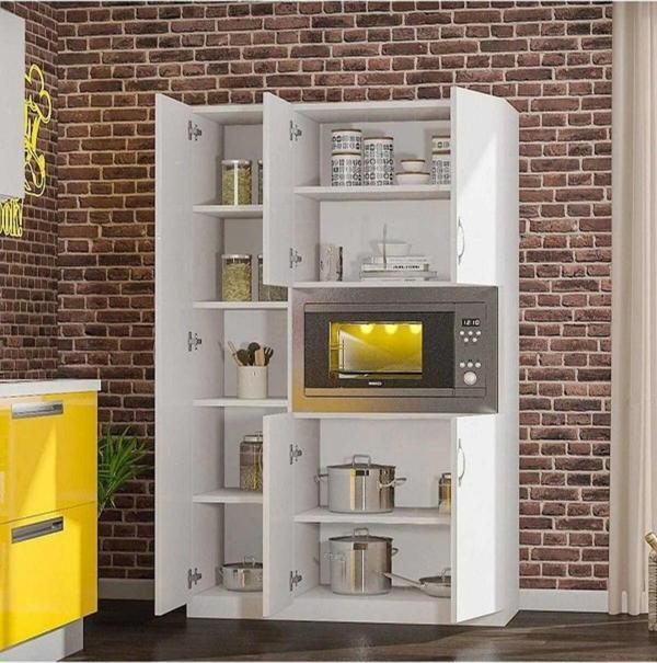 Zerka Concept Duru 5 Kapılı Çok Amaçlı Mikrodalga Mini Fırın Dolap - Image 1