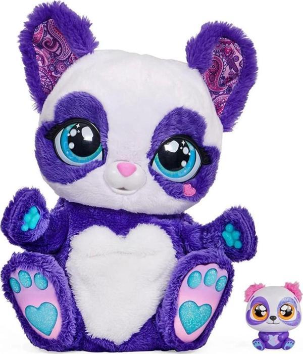 Nessi World Peek-A-Roo Gizemli Bebek Etkileşimli Panda-Roo Peluş Oyuncak - Image 1