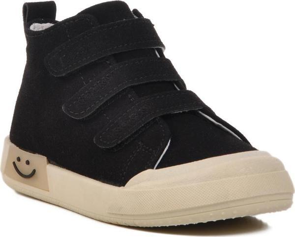 Walkway Siyah Unisex Cırtlı Çocuk Sneaker 34-P - Image 1