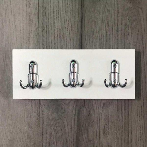 Modilayn Gardenya Ahşap Kapı Arkası Amerikan Askı 6'Lı Duvar Askısı 10X30 Cm - Image 1