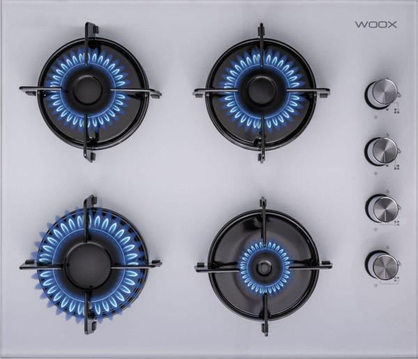 Woox WO-1331 Seramik Cam Set Üstü LPG (TÜP) Ocak Beyaz - Image 1