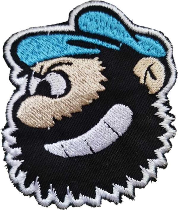 Keskin Nakış Ütü İle Yapışan Kaba Sakal Arma Yama Patch 7 Cm - Image 1