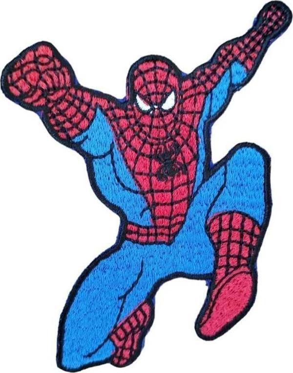 Keskin Nakış Ütü Ile Yapışan Nakış Örümcek Adam Arma Spiderman Yama Patch 11X8 Cm - Image 1