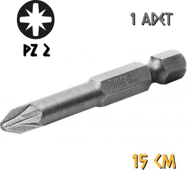 Kupa Tyson Vidalama Ucu Bits Uç - PZ2 Yıldız - 15 cm.  - 1 Adet - Image 1