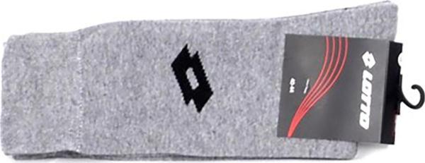 Lotto Mateo Socks Gri 2li  Kısa Çorap 40-44 - Image 1