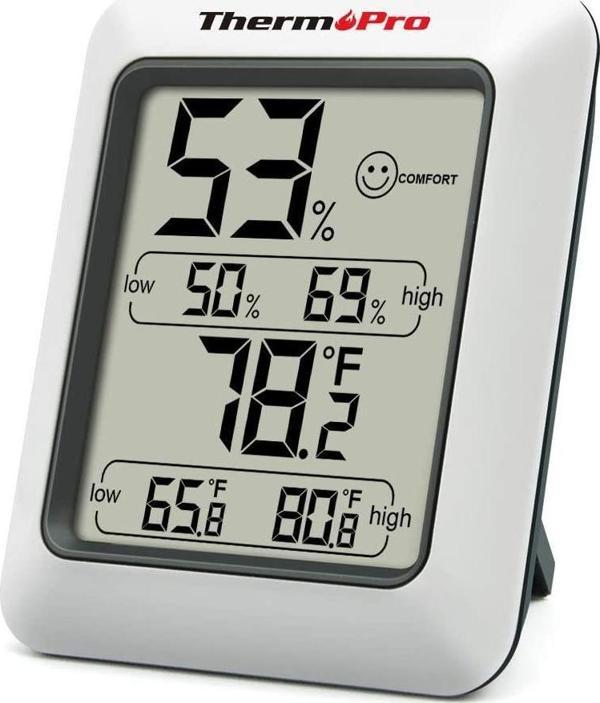 ThermoPro TP50 Termometre İç Mekan Dijital Isı ve Nem Ölçer - Image 1