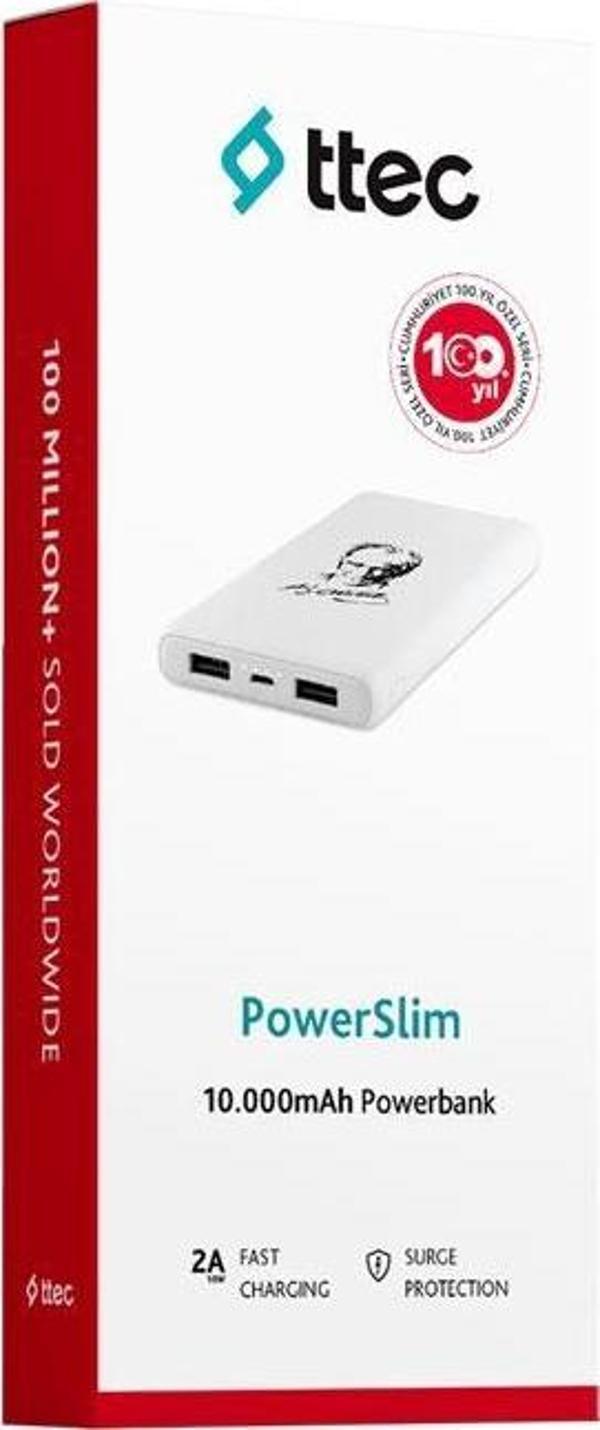 Ttec Power Slim 10000 Mah Powerbank Atatürk - Image 1