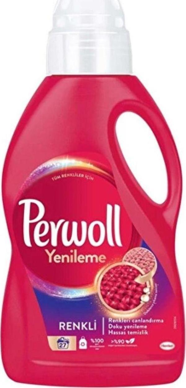 Perwoll Geliştirilmiş Renkli Sıvı Çamaşır Detarjanı 1485 ml - Image 1