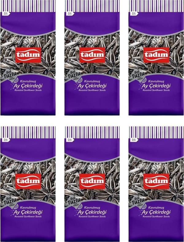 Tadım Ayçekirdeği 180 Gr Bol Tuzlu Kavrulmuş Siyah X 6 Adet - Image 1