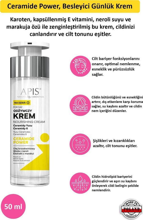 Seramid Gücü Besleyici Günlük Krem, 50 ml - Image 1