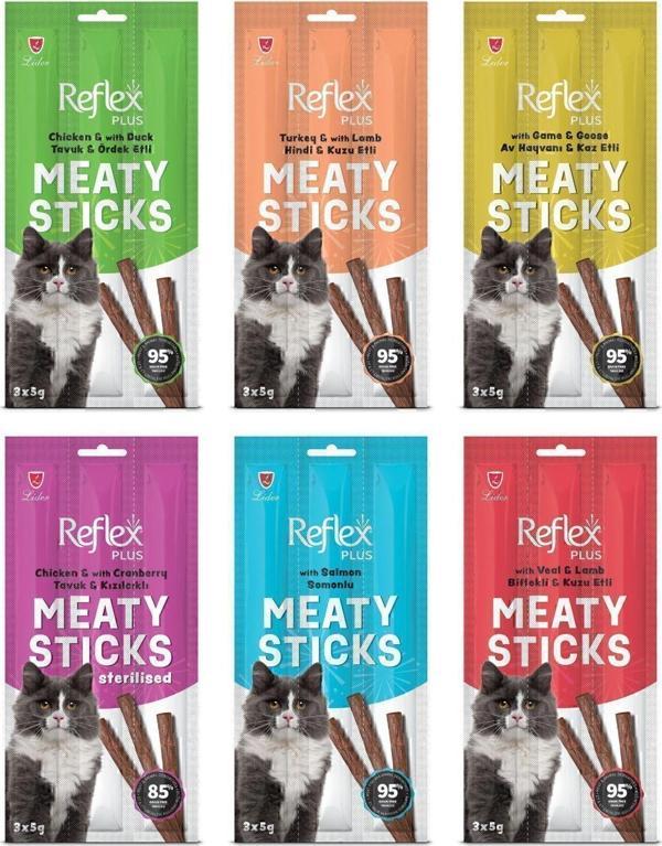 Meaty Sticks Karışık Ödül Maması Seti 3x5gr 6lı Paket - Image 1