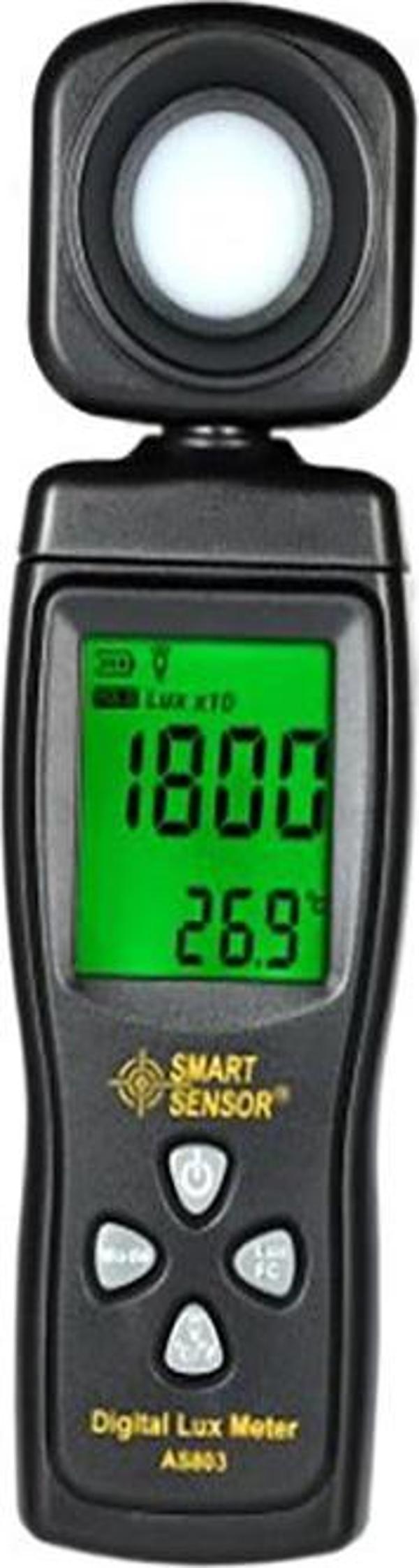 Smart Sensor AS803 Işık Ölçer Lüxmetre 0-200000 Lux Fotometre - Image 1