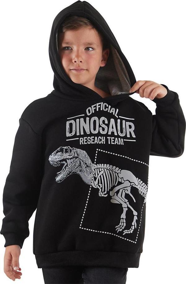 Dino Research Erkek Çocuk Sweatshirt - Image 1