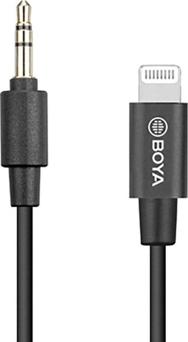 Boya By-K1 Lightning To 3.5Mm Mikrofon Kablosu - Image 1