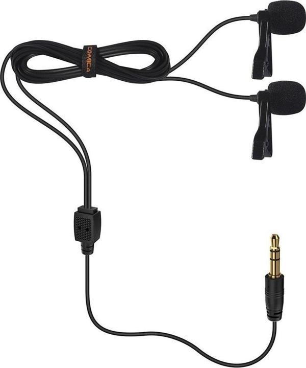 Comica Cvm-D02 Çiftli Yaka Mikrofonu (2.50Mt) - Image 1