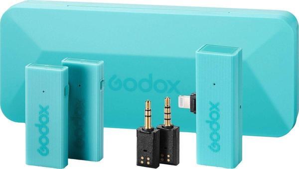 Godox Movelink Mini Kablosuz Mikrofon Kit2 (Apple Uyumlu/Yeşil) - Image 1